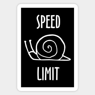 Speed Limit Slow Snail Magnet